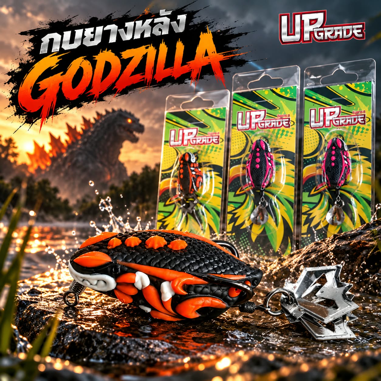 กบยางหลัง godzilla