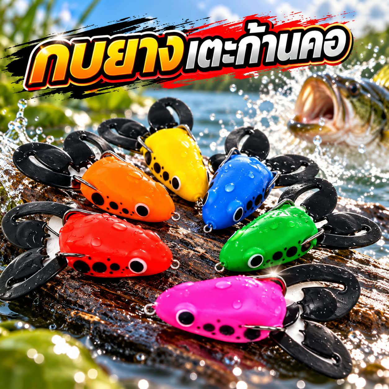 กบยางเตะก้านคอ